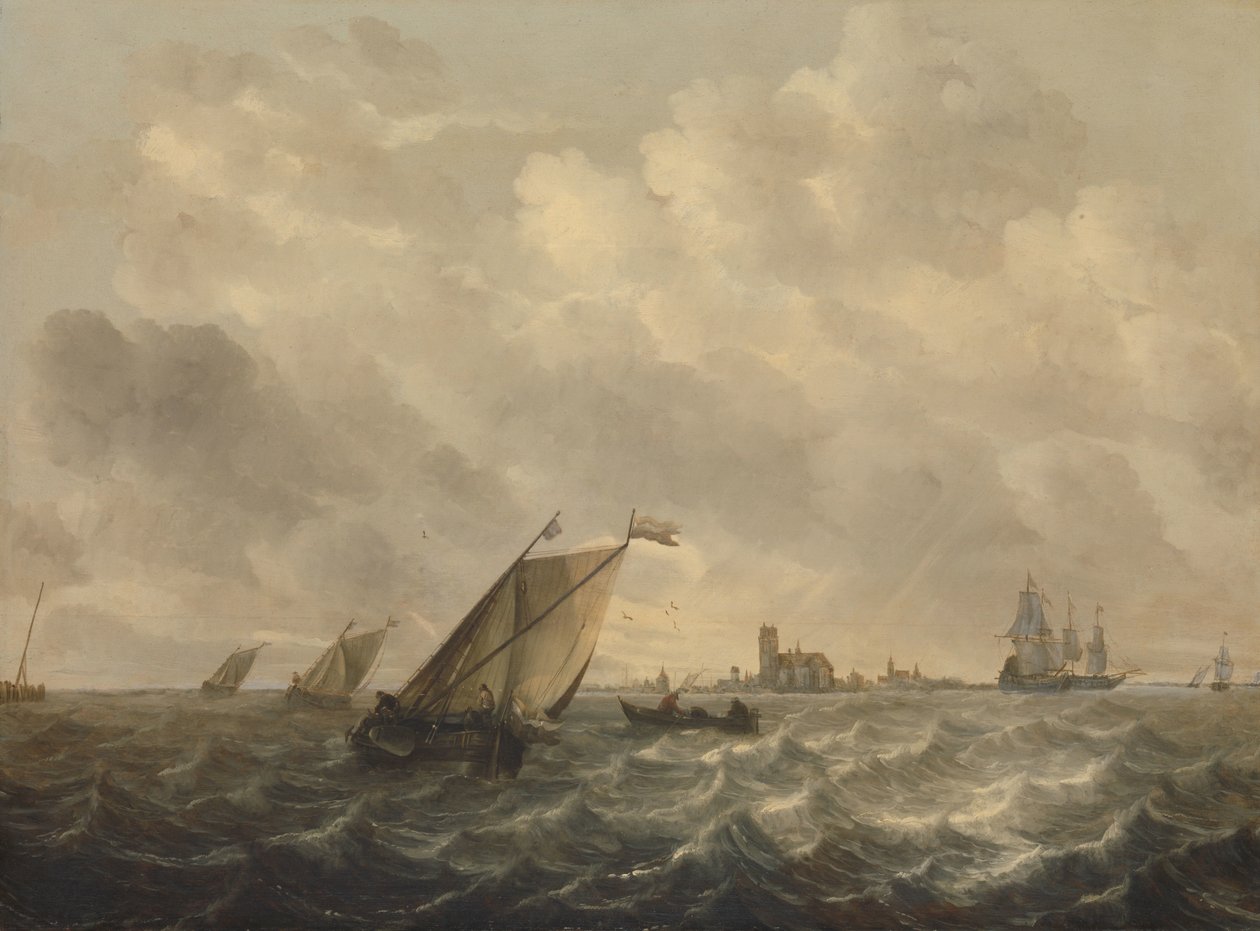 Vue de la rivière - Abraham van Beyeren