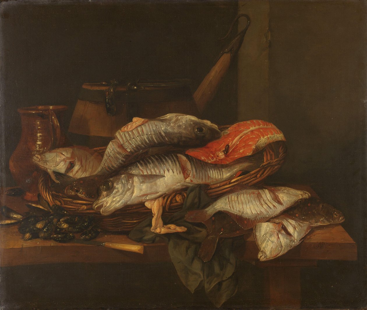 Nature morte avec poissons - Abraham van Beyeren