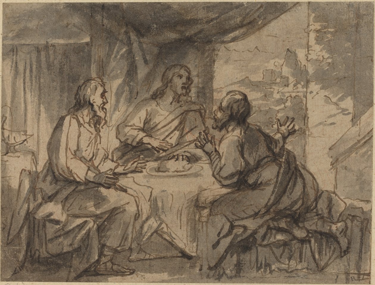 Supper à Emmaüs - Abraham van Diepenbeeck