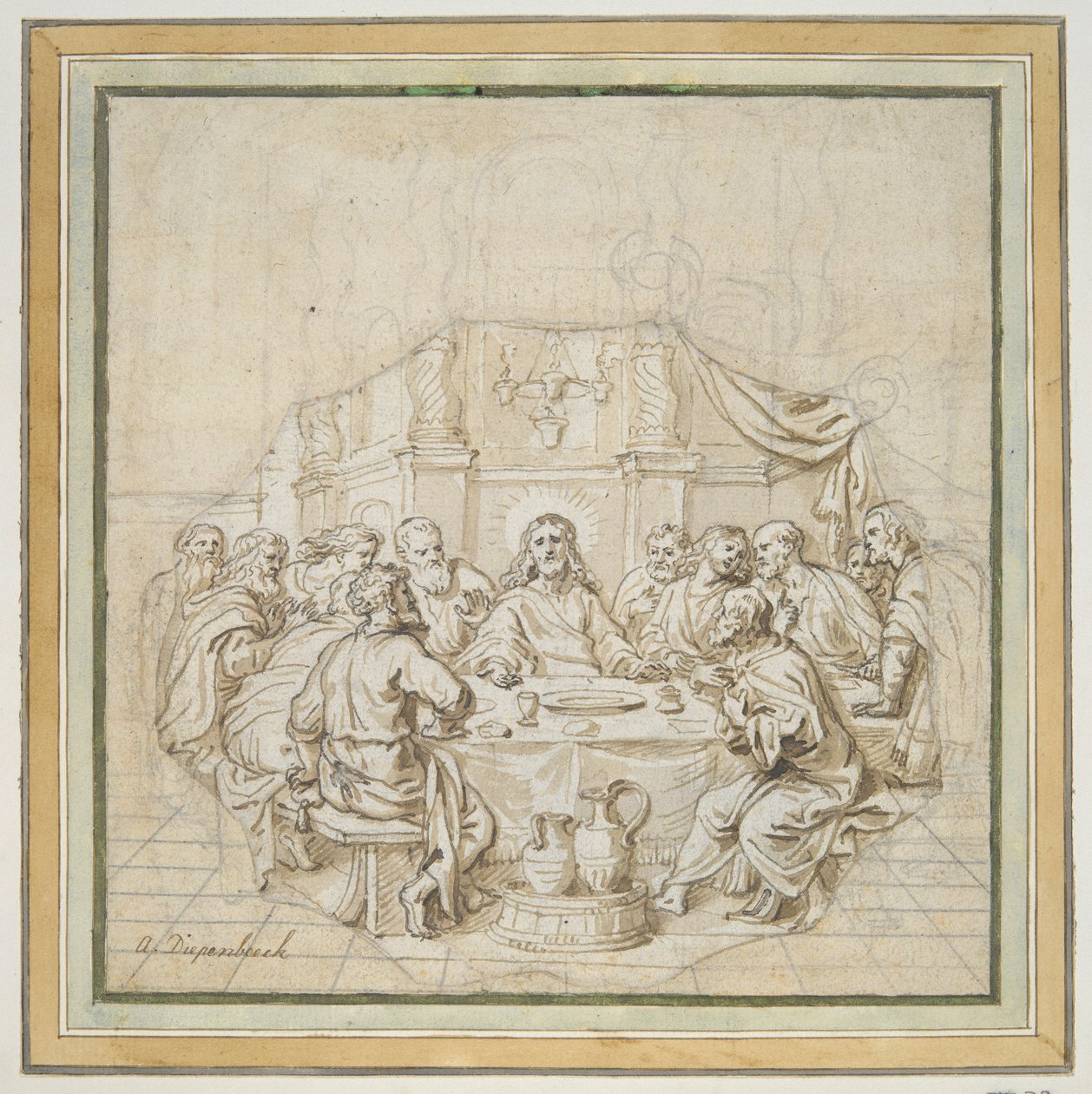 La Cène - Abraham van Diepenbeeck