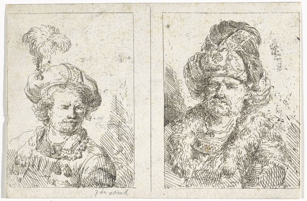 Deux bustes d