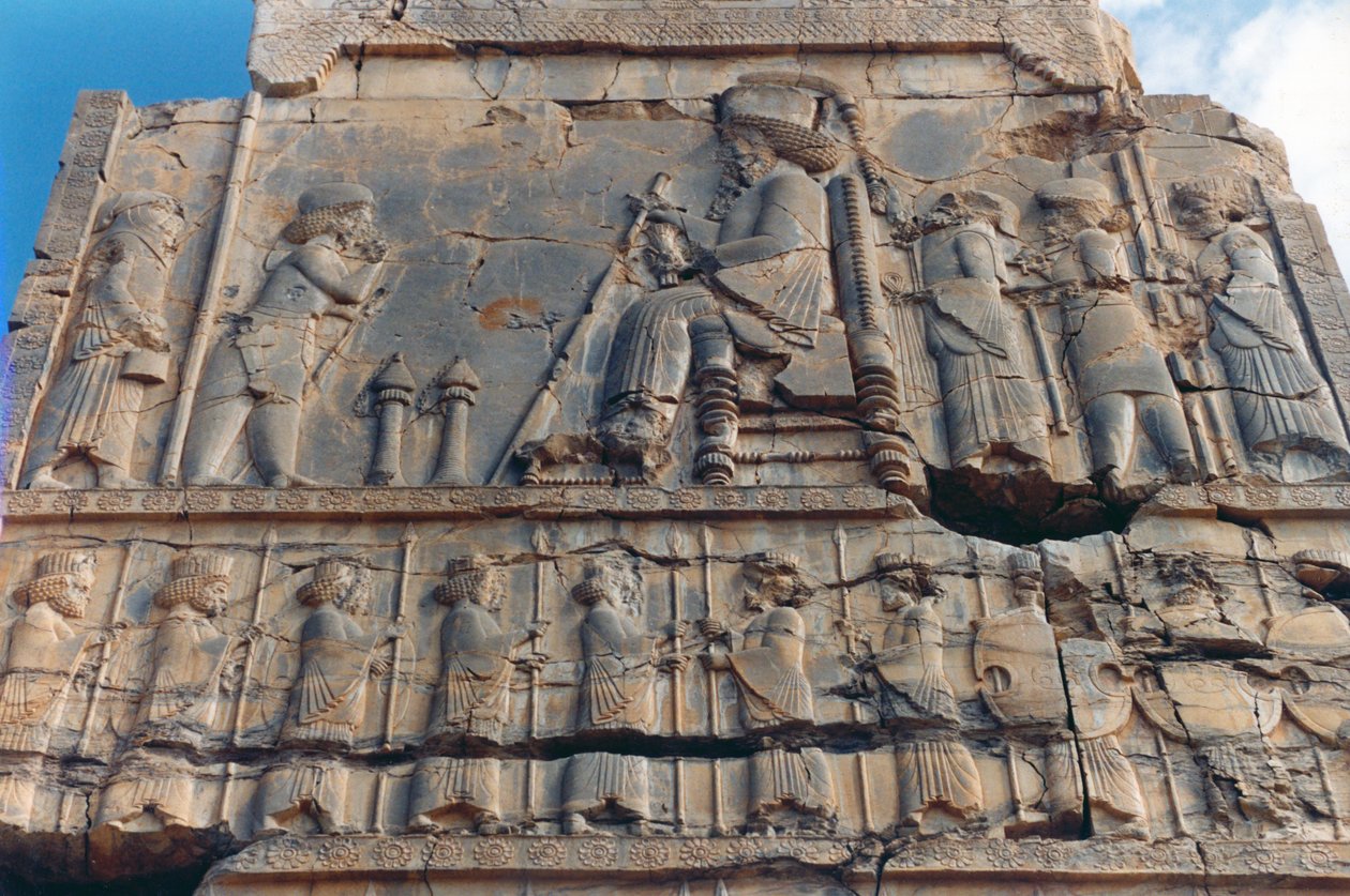 Artaxerxès I (464-24) recevant un grand dignitaire en tenue 