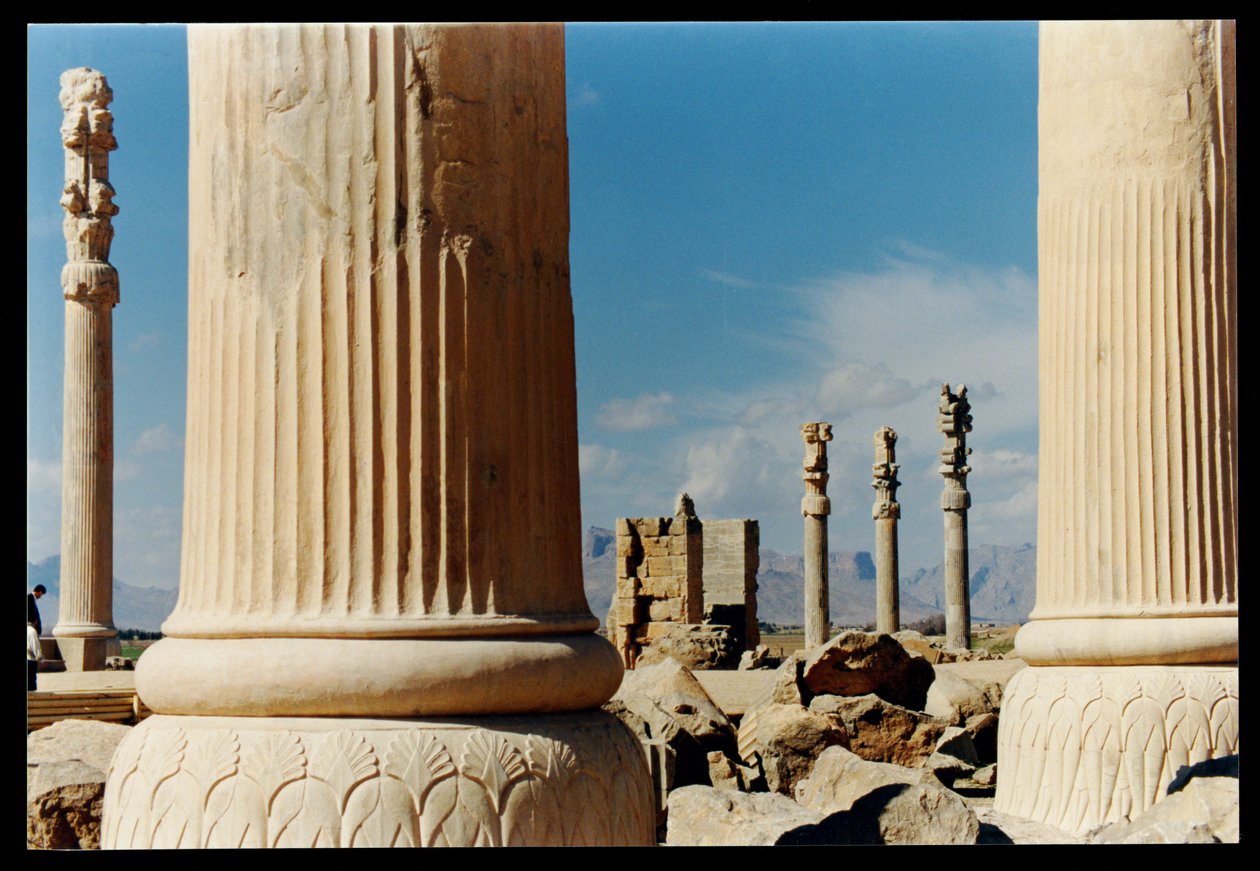 Colonnes du portique oriental de l