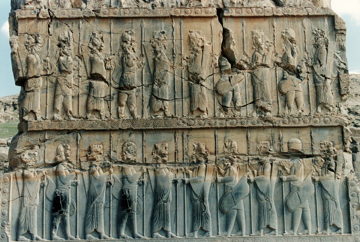 Soldats perses, de la porte nord du Palais de Xerxès - Achaemenid