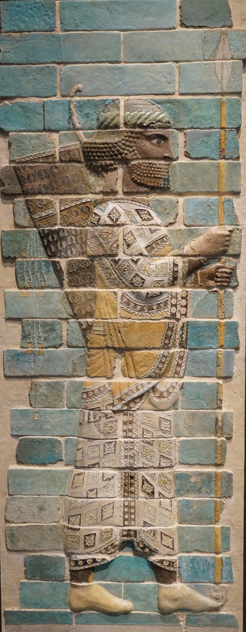Archer perse, Empire achéménide, 510 av. J.-C. (brique émaillée) - Achaemenid