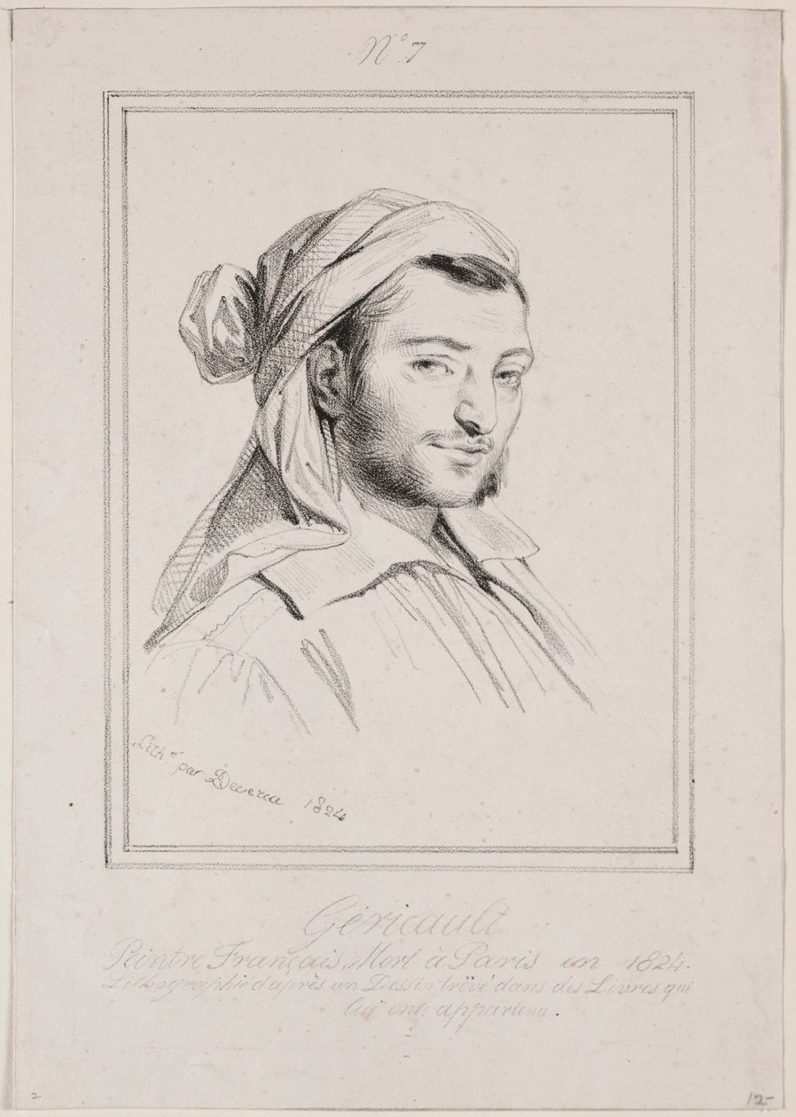 Théodore Géricault, 1824 - Achille Devéria