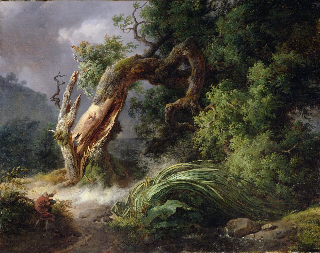 Le Chêne et le Roseau, 1816 - Achille Etna Michallon