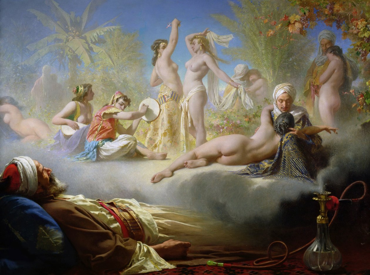 Le rêve du croyant, vers 1870 - Achille Zo