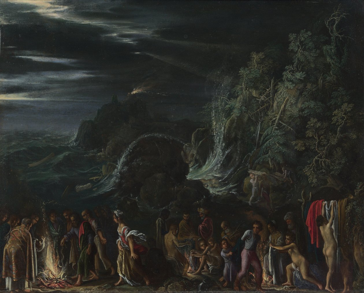 Paul à Malte - Adam Elsheimer