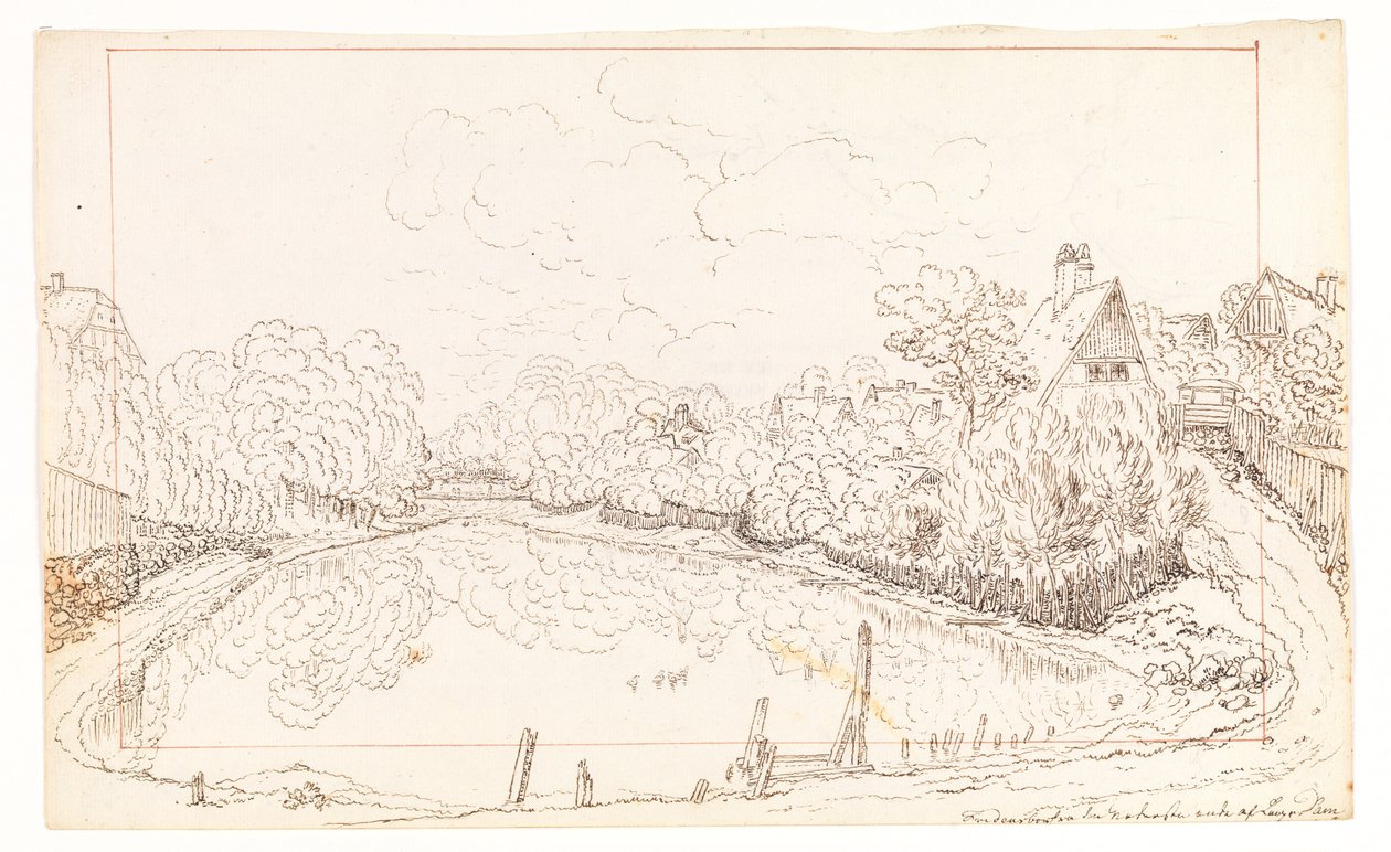 Lange Dam, Fredensborg - Adam Gottlob Gjelstrup
