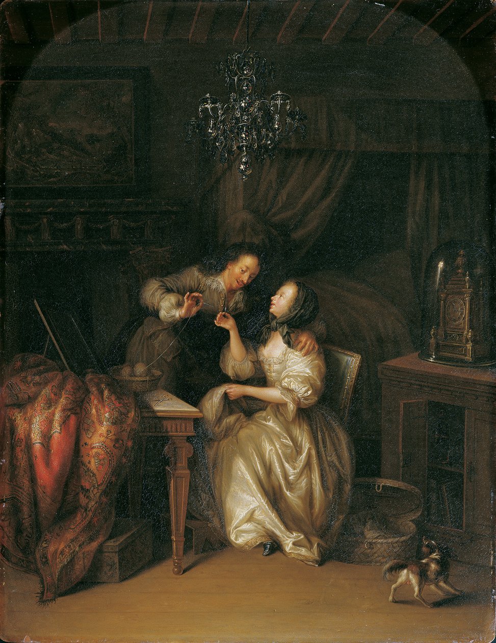 Le galant assistant - Adam Johann Braun