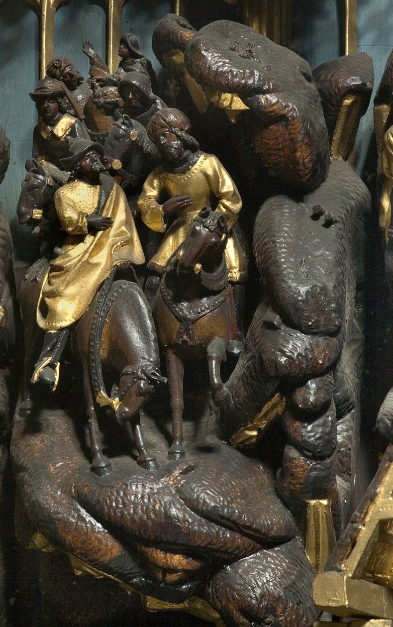 Adoration des Mages (détail) - Adam Kraft