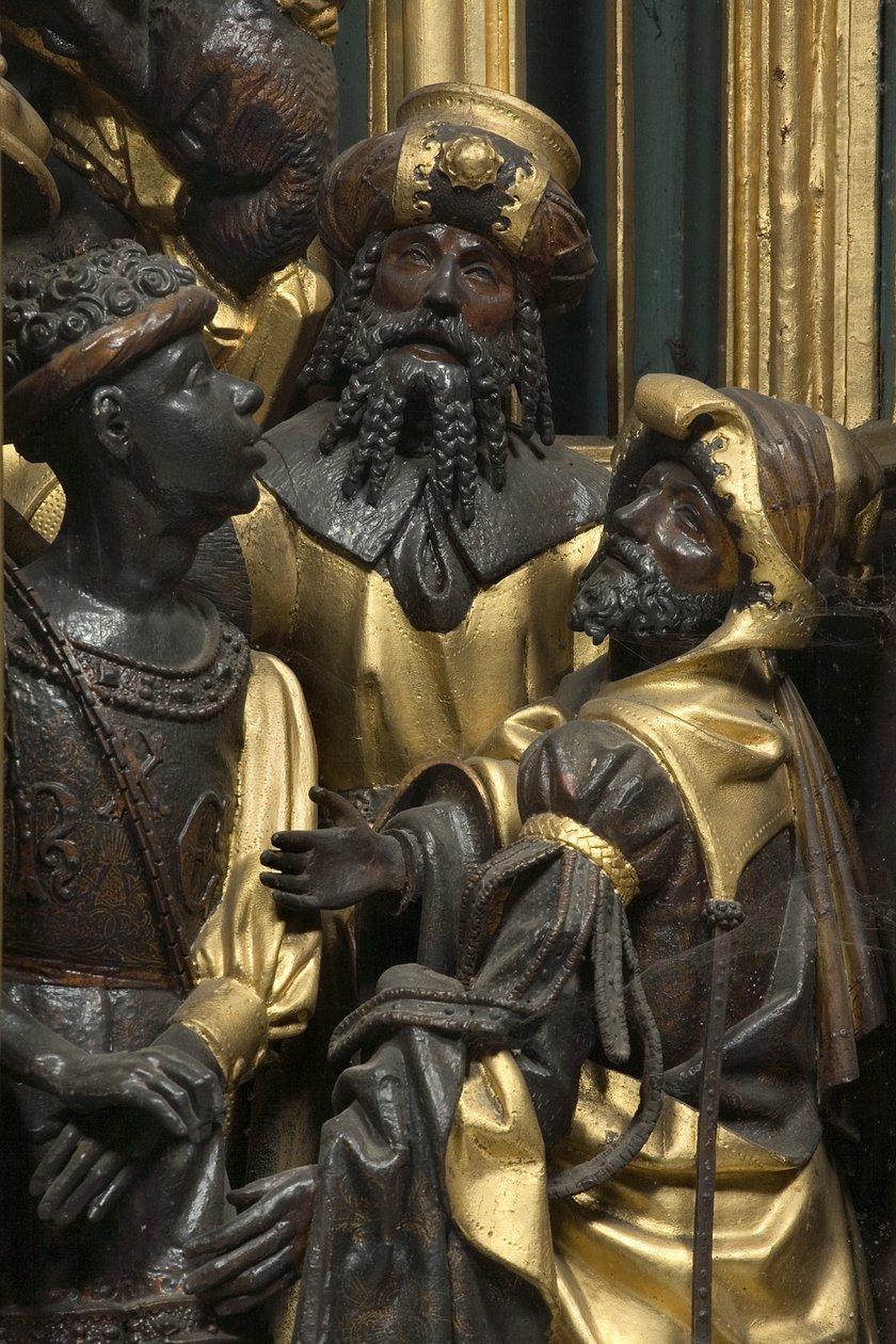 Adoration des Mages (détail) - Adam Kraft