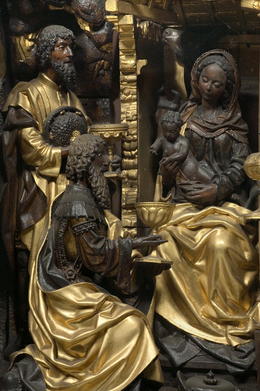 Adoration des Mages (détail) - Adam Kraft