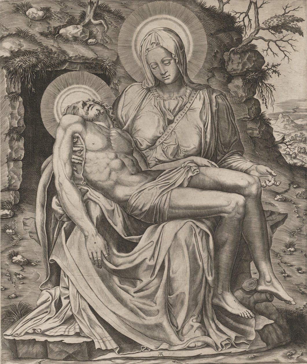 Pietà du Vatican, 1566 - Adamo Scultori