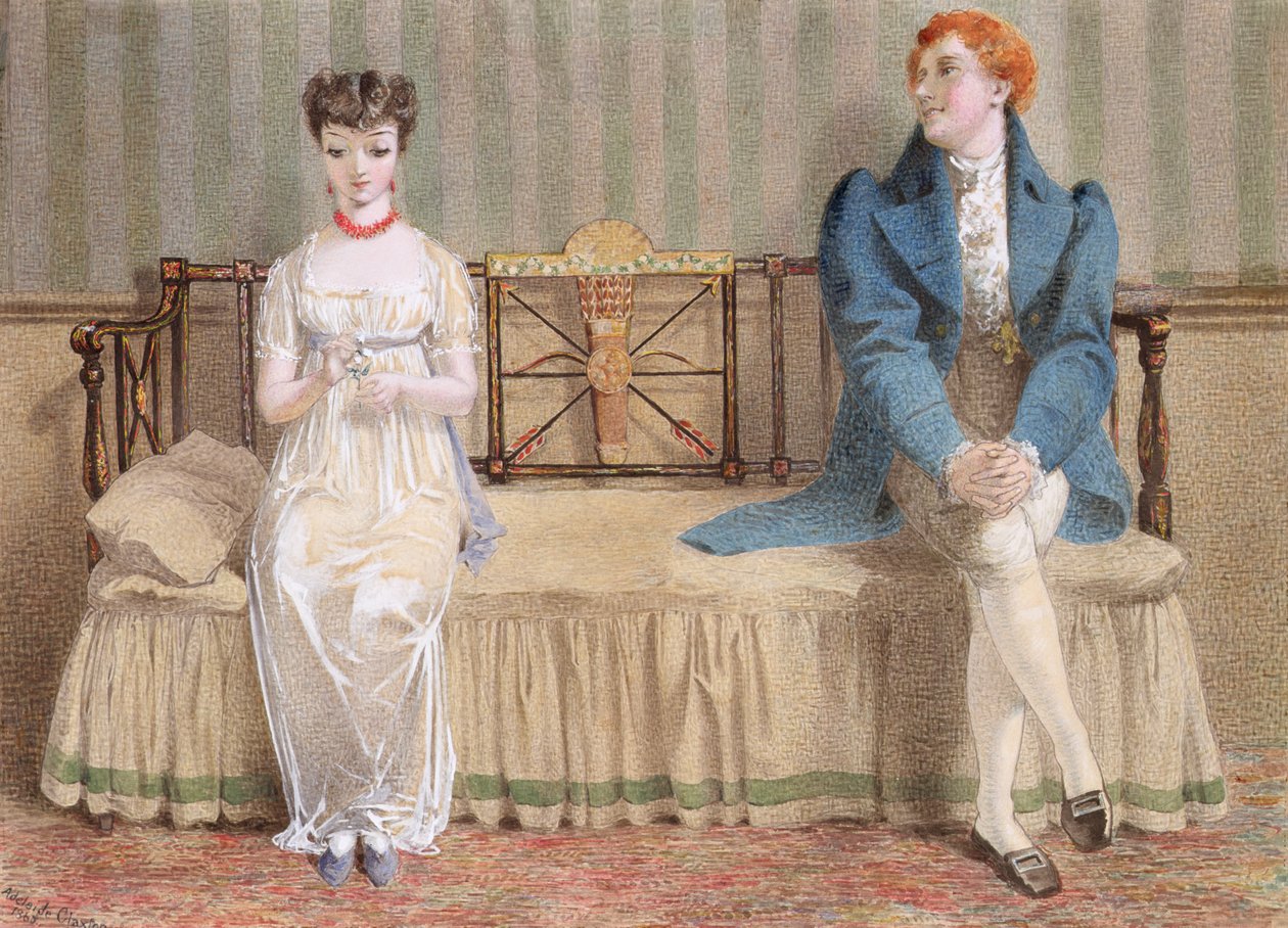 Courtiser, 1868 - Adelaide Claxton