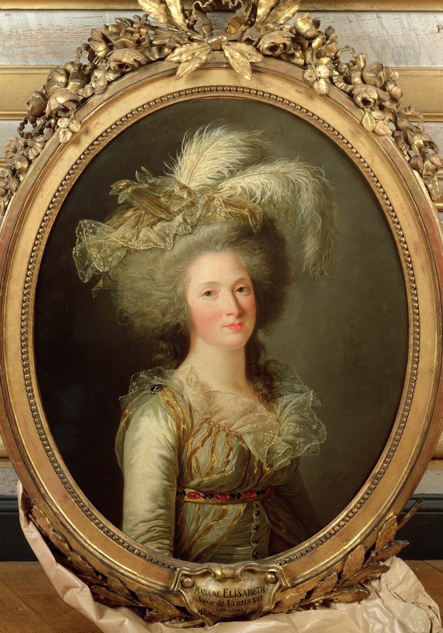 Élisabeth de France (1764-94) appelée Madame Élisabeth, 1788 - Adelaide Labille Guiard