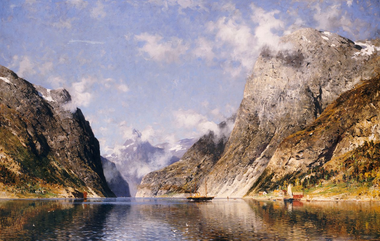 Un fjord norvégien - Adelsteen Normann