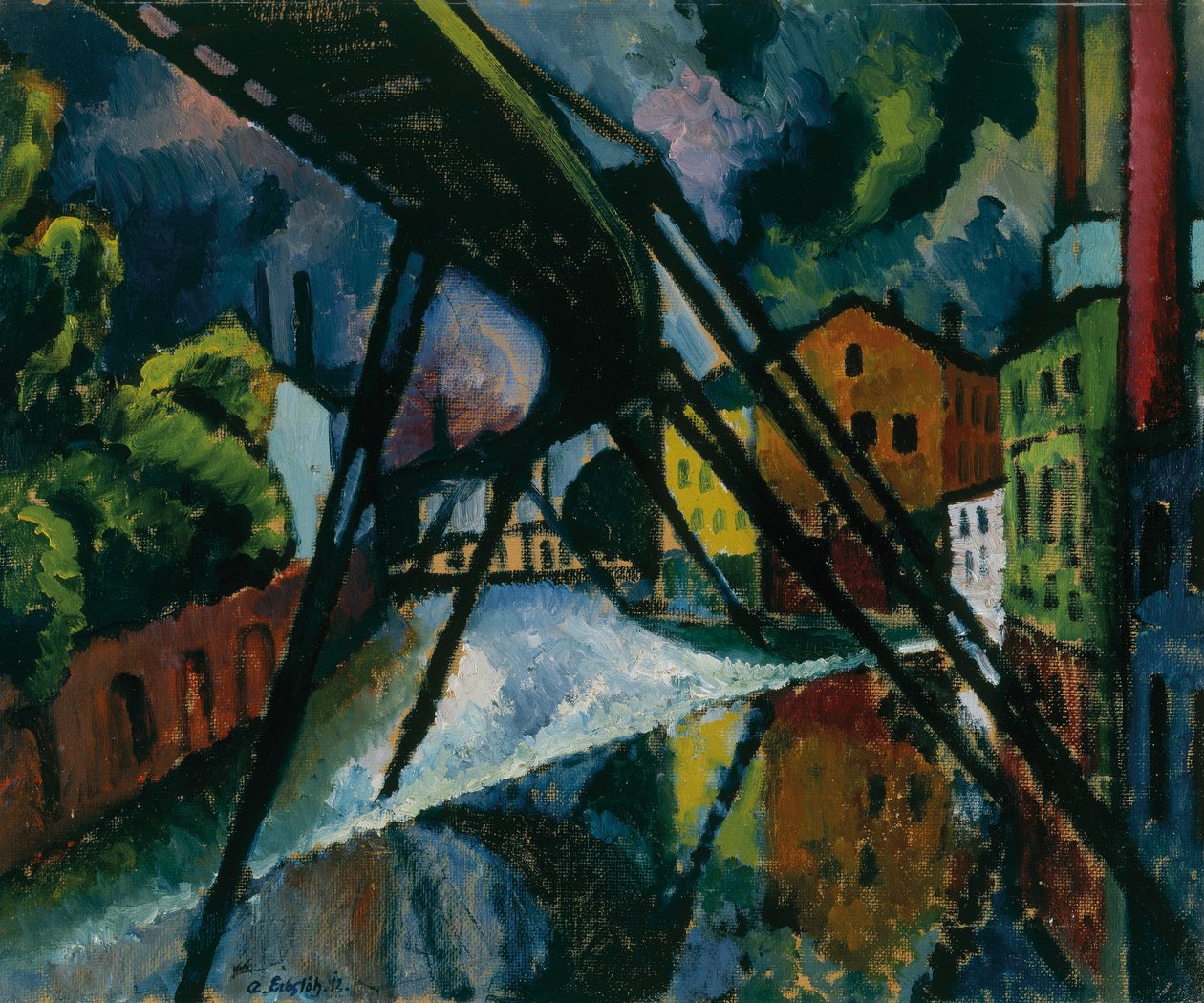 Chemin de fer suspendu - Adolf Erbslöh