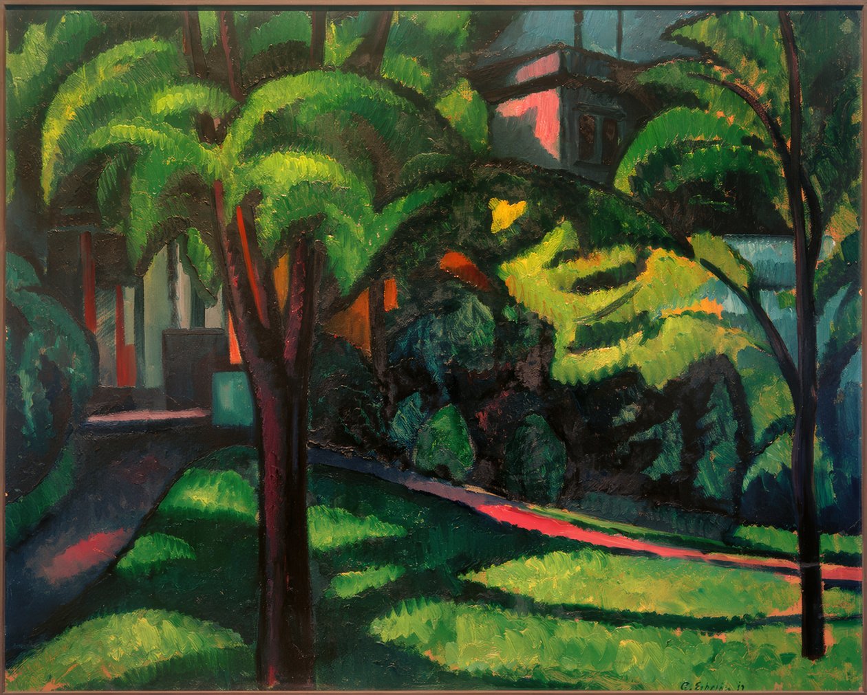 Paysage de parc - Adolf Erbslöh