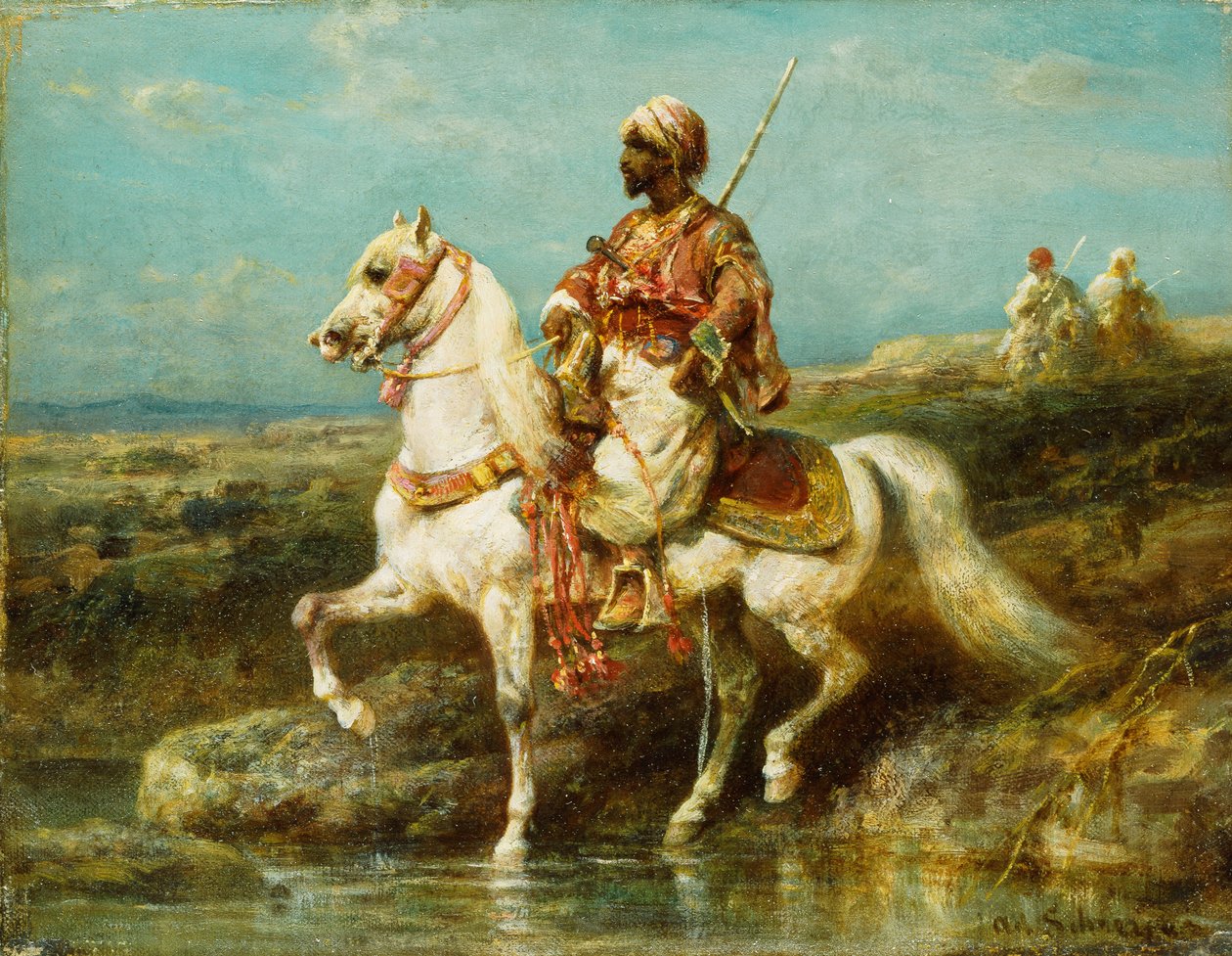 Cavalier arabe - Adolf Schreyer