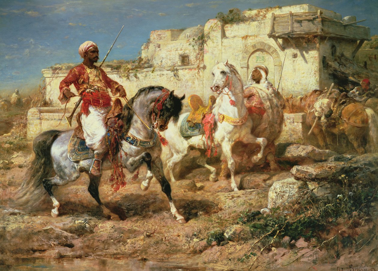 Cavaliers arabes - Adolf Schreyer