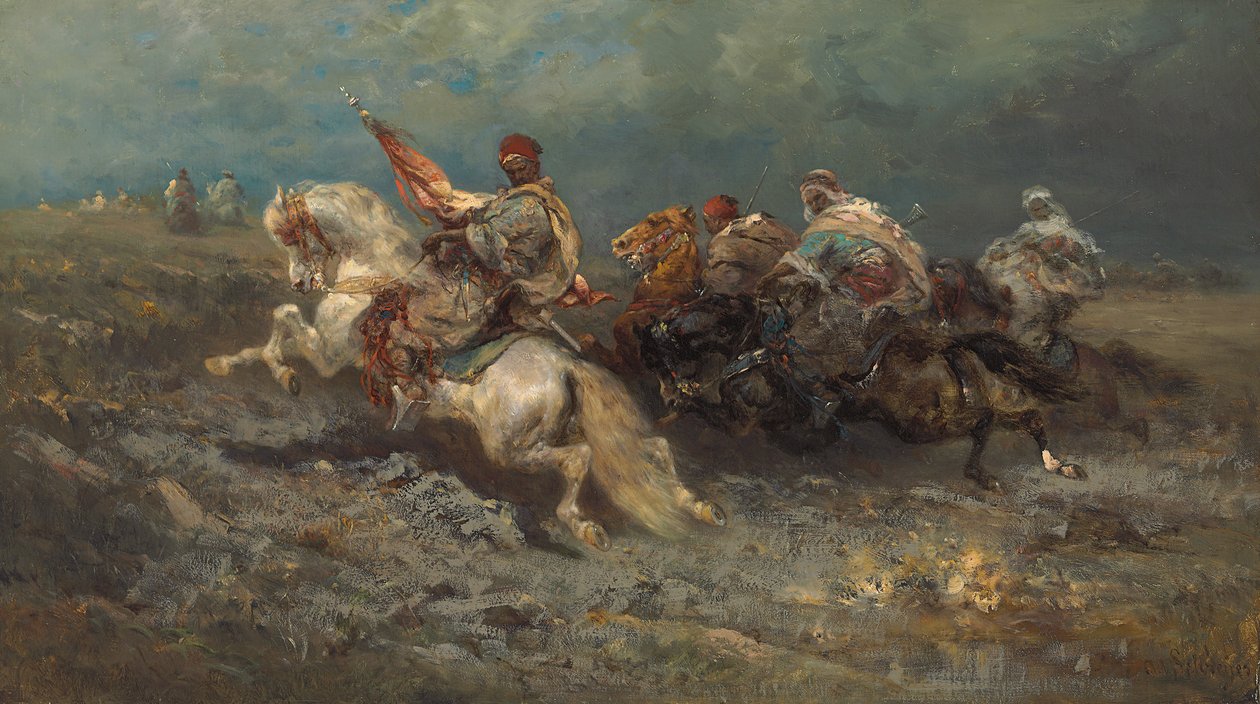 La Débandade - Adolf Schreyer