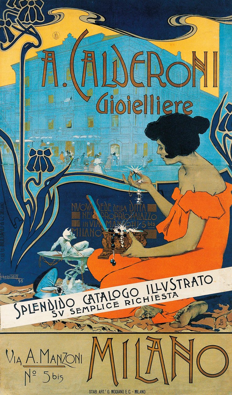 A Calderoni Gioielliere, Milan - Adolfo Hohenstein