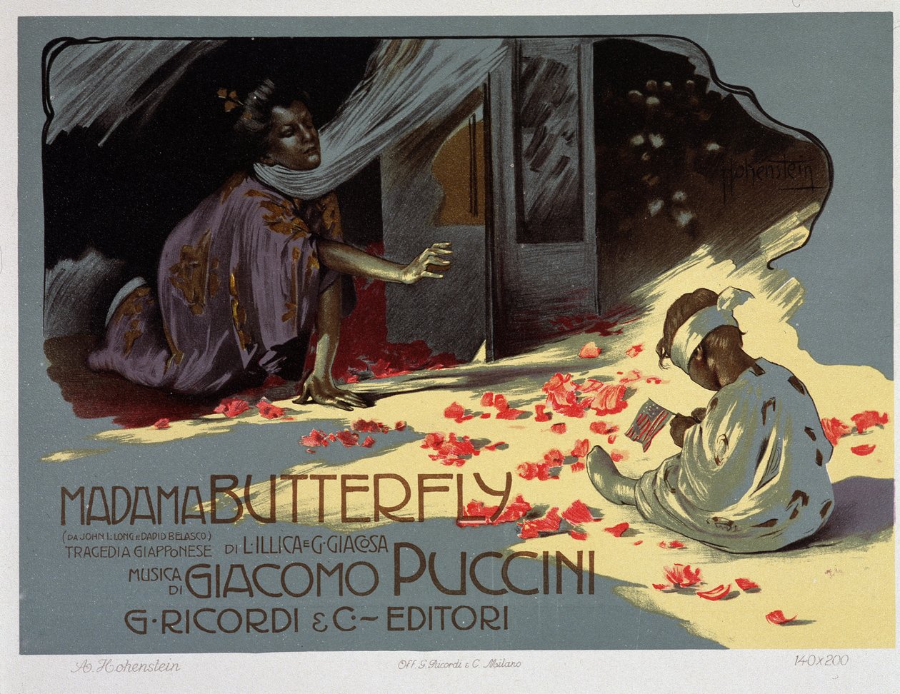 "Madame Butterfly" par Puccini - Adolfo Hohenstein