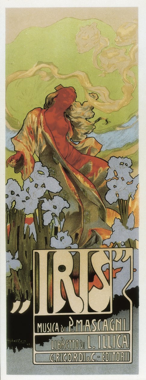 Opéra "Iris" par Pietro Mascagni - Adolfo Hohenstein
