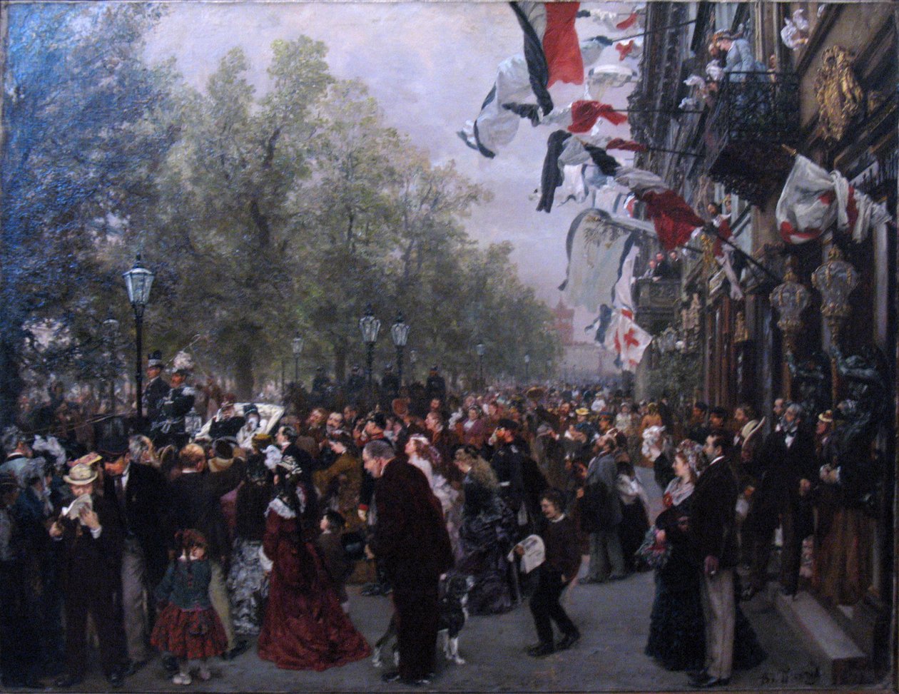 Départ du roi Guillaume Ier pour l