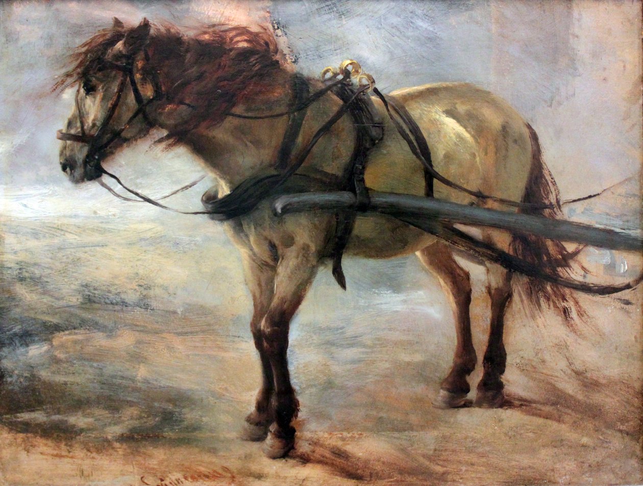 Cheval de trait - Adolph Menzel
