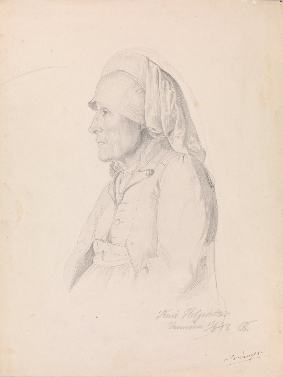 Kari Helgesdatter Vasenden, Granvin - Adolph Tidemand