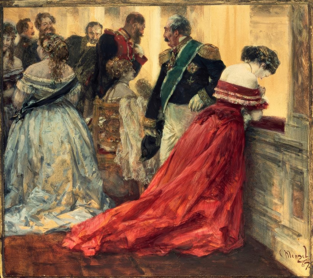 Scène de bal - Adolph Menzel