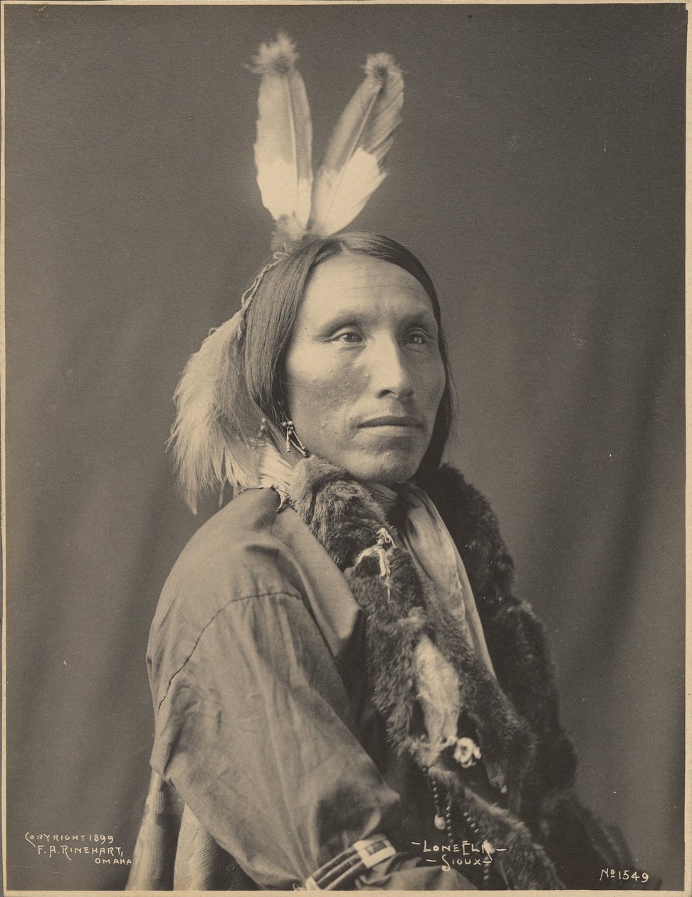 Lone Elk, Sioux - Adolph F. Muhr