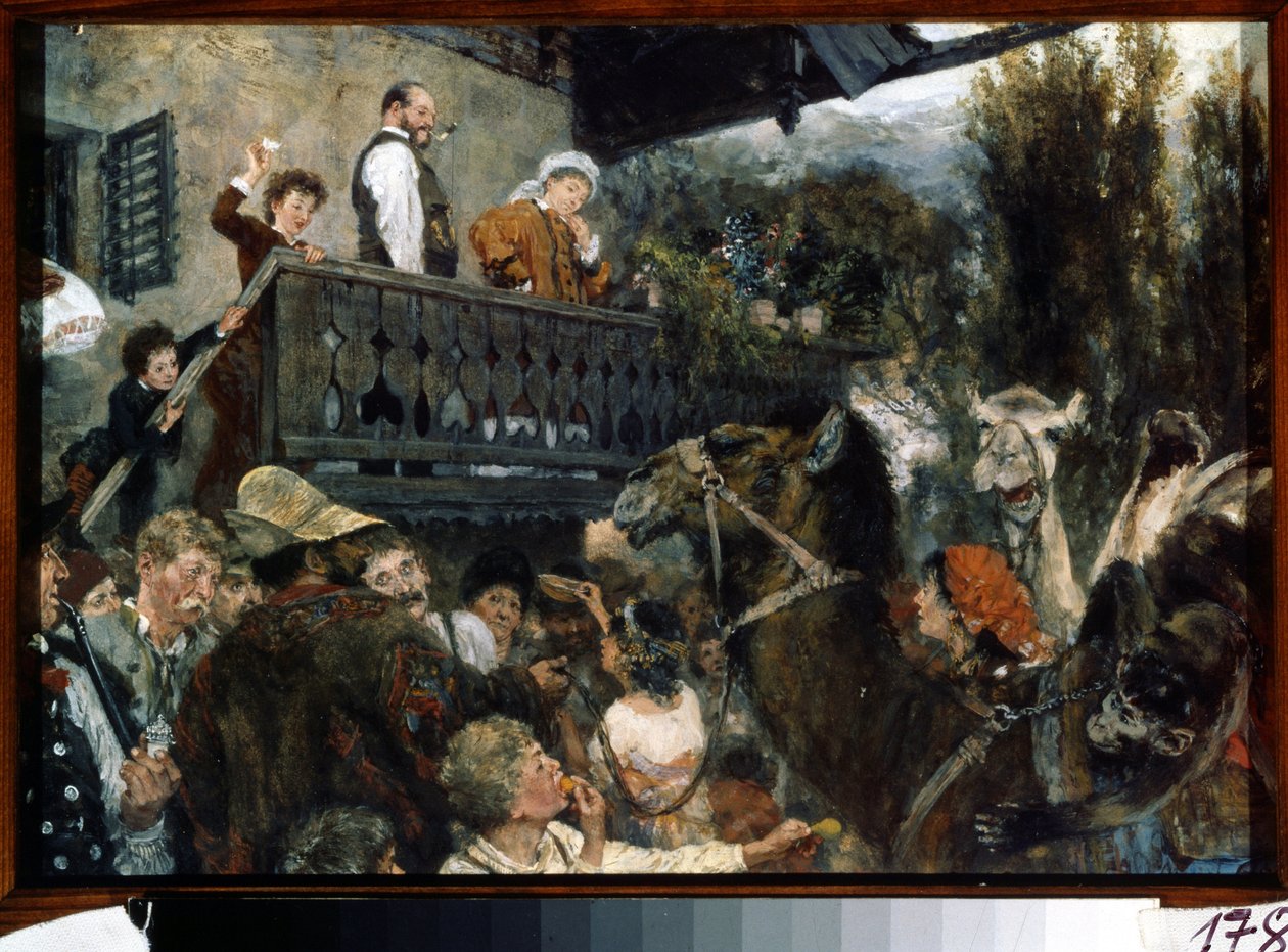 Un cirque itinérant - Adolph Menzel