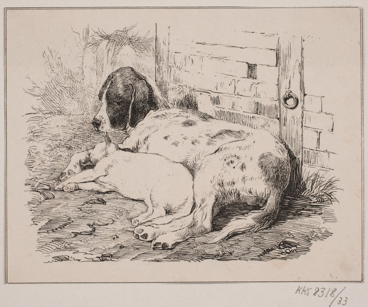Les deux amis - Johan Adolph Kittendorff