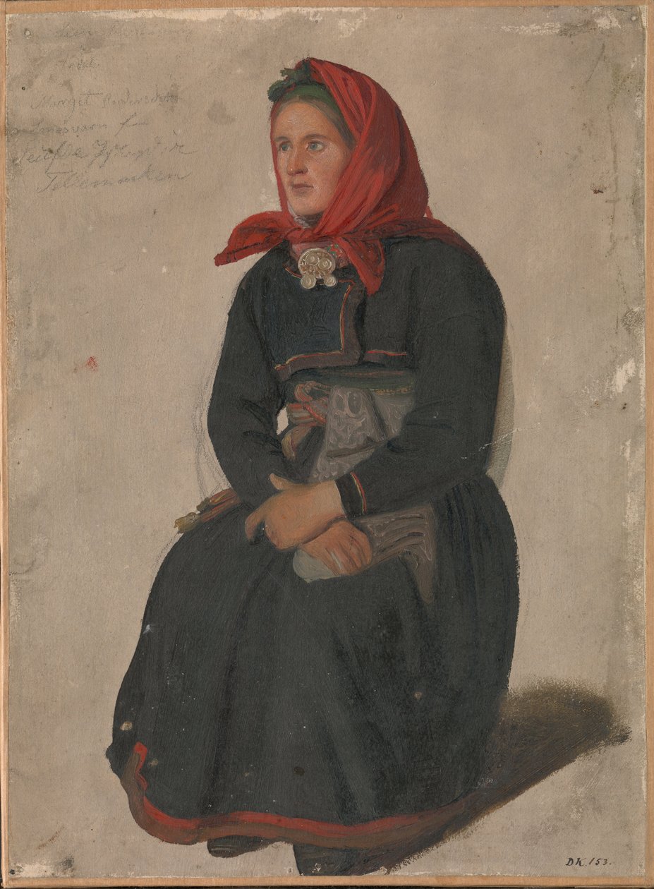 Paysanne de Telemark - Adolph Tidemand