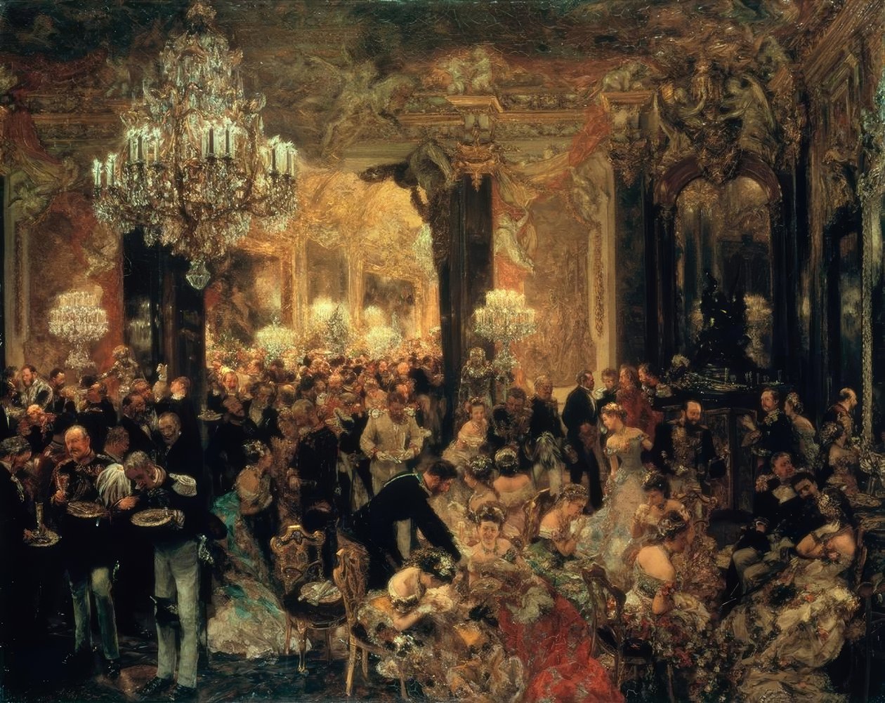 Le souper dansant - Adolph Menzel