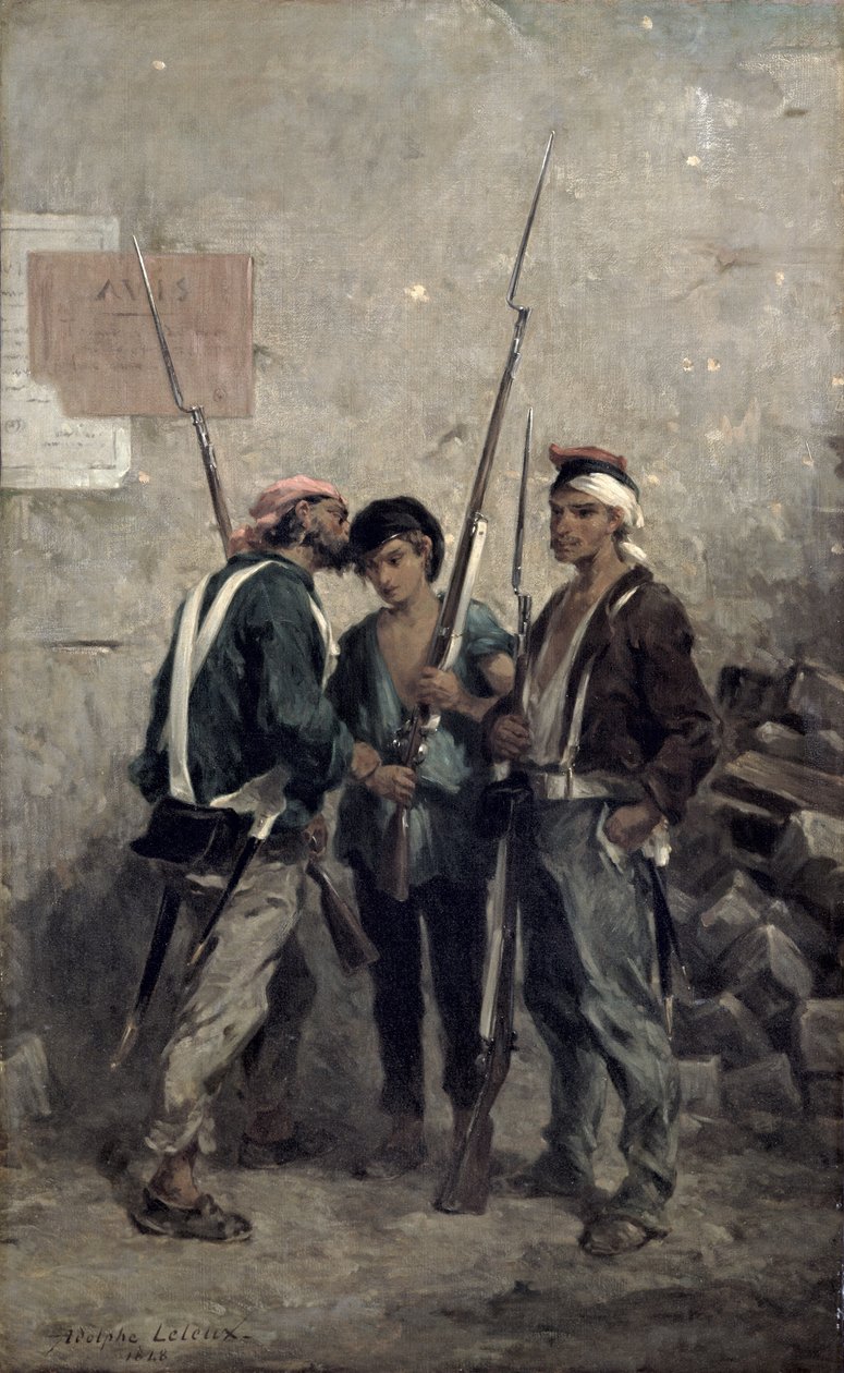 Le Mot de passe, 24 février 1848 - Adolphe Pierre Leleux
