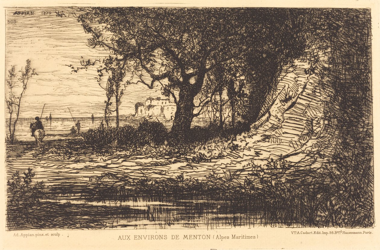 Aux environs de Menton - Adolphe Appian