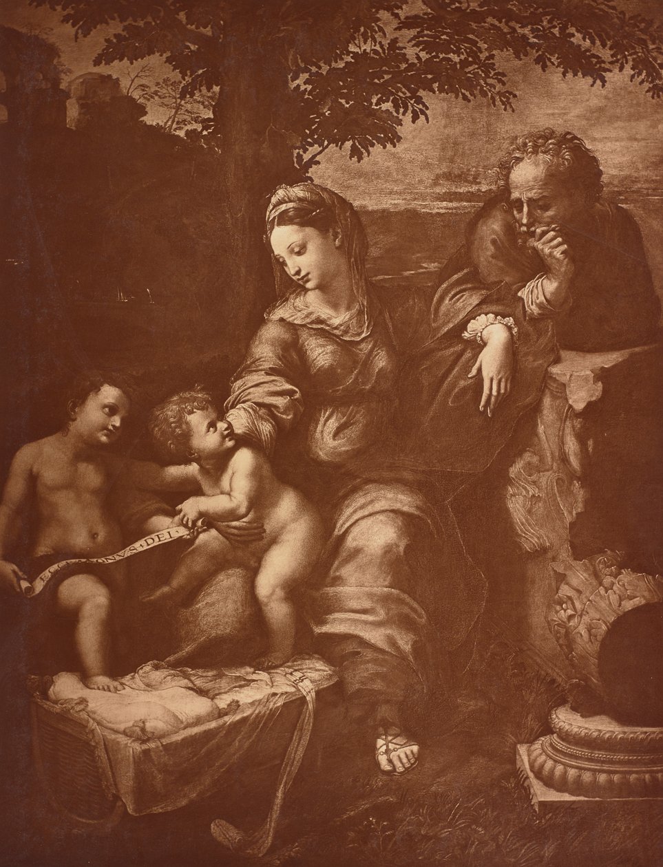 La "Sainte Famille" de Raphaël - Adolphe Braun