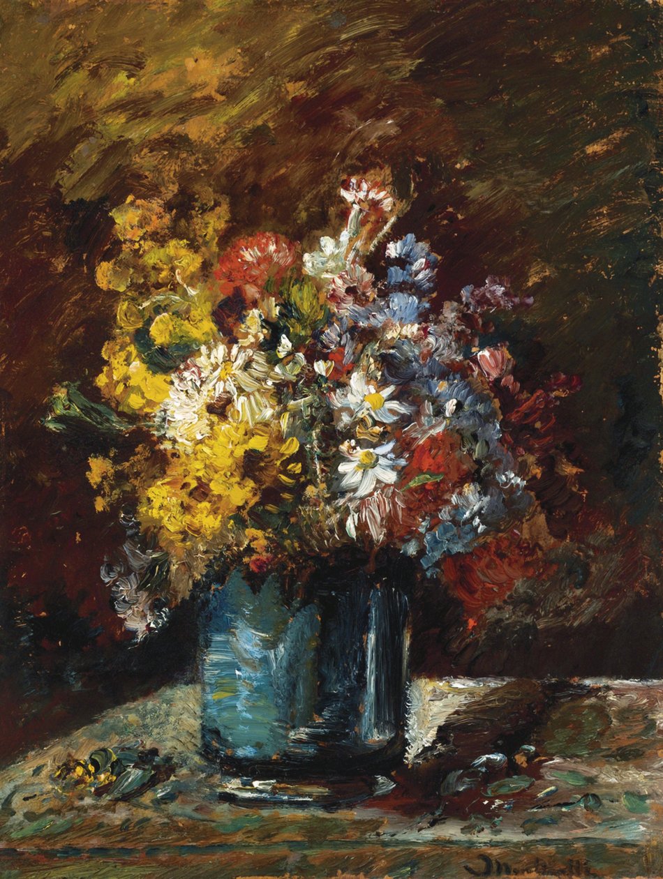 Fleurs différentes - Adolphe Joseph Thomas Monticelli