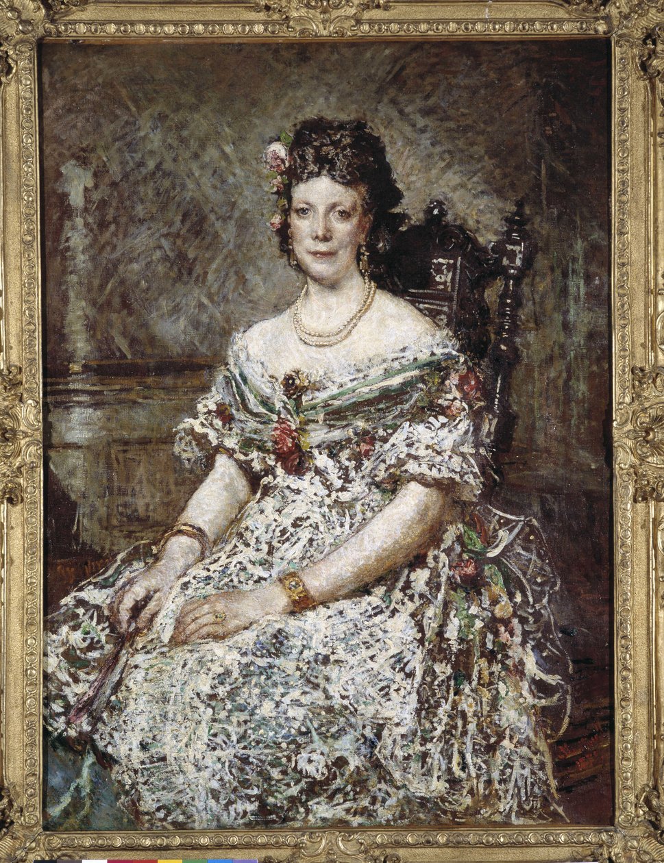Portrait de Madame Pascal - Adolphe Joseph Thomas Monticelli