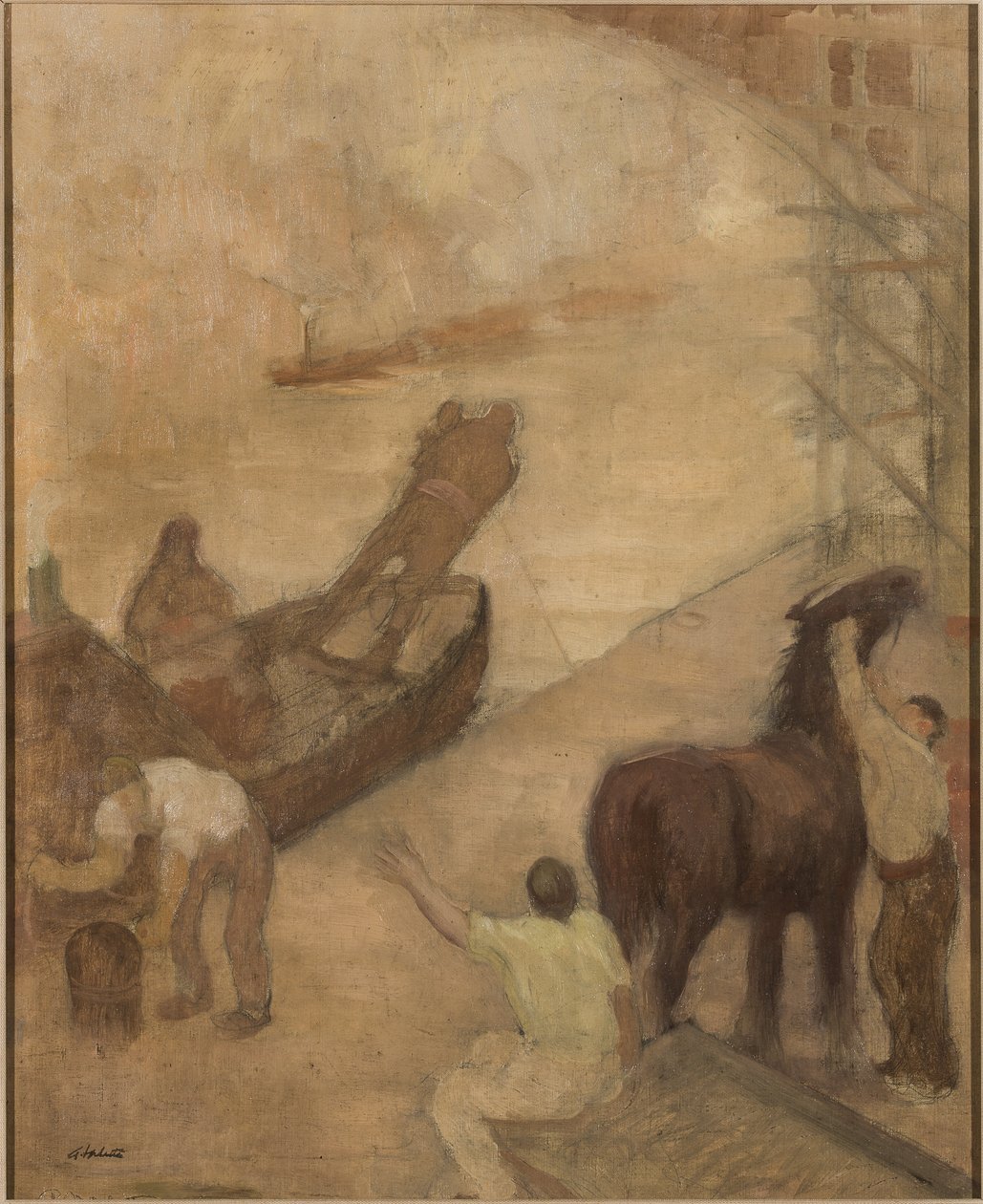Canal maritime de Manchester - Adolphe Valette