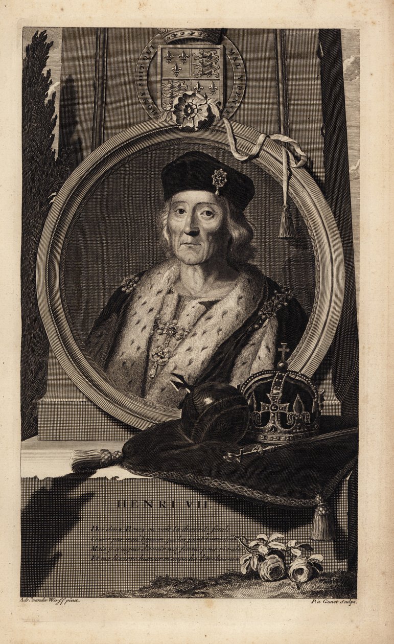Henry VII (1457-1509) (gravure) - Adriaan van der (after) Werff