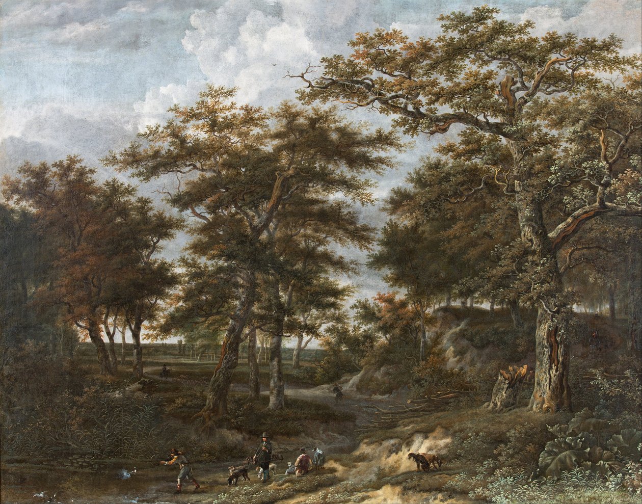 Paysage avec chasseurs - Adriaen Hendricksz Verboom