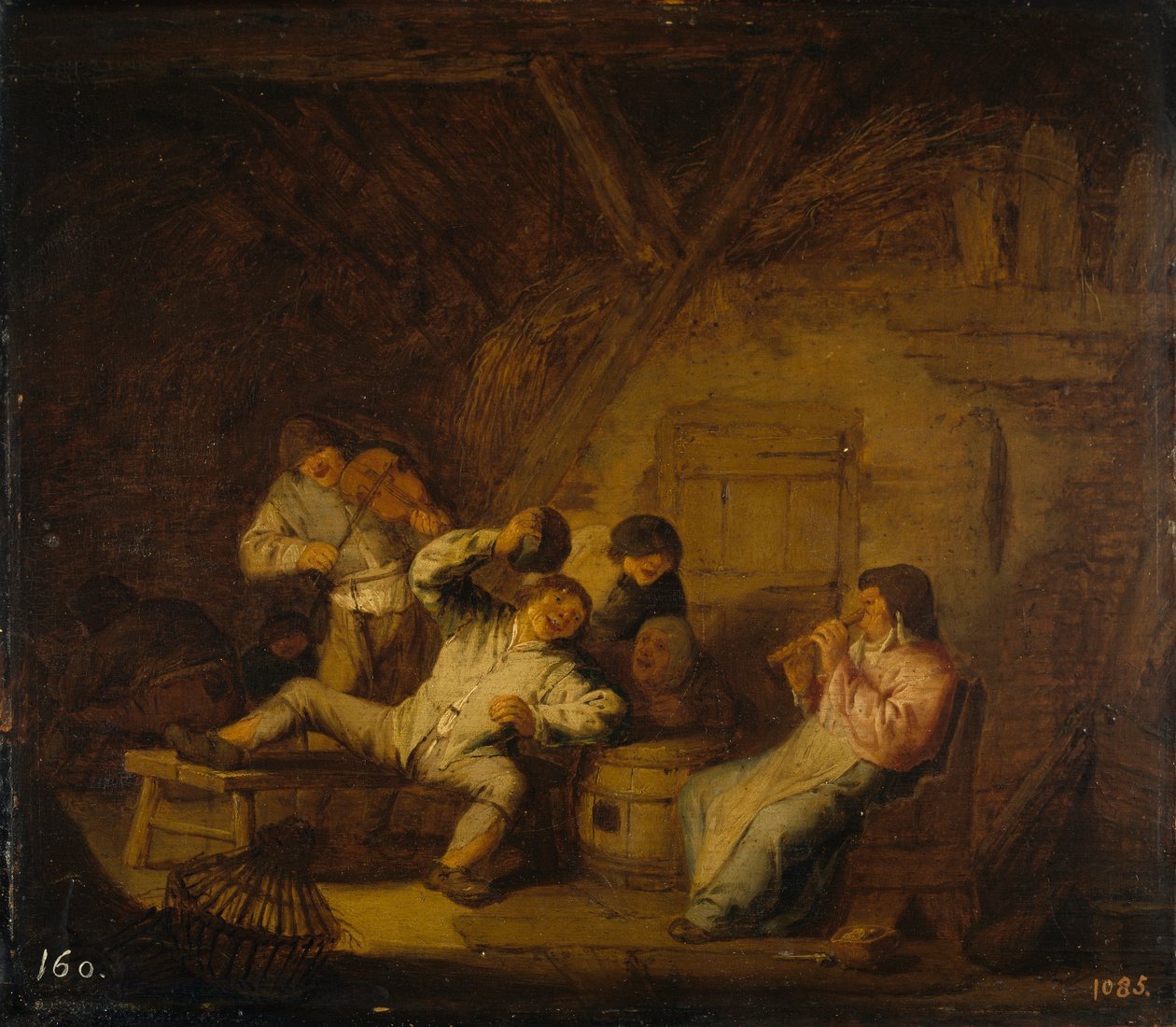 Concert Champêtre avec Flûte et Violon - Adriaen Jansz. van Ostade