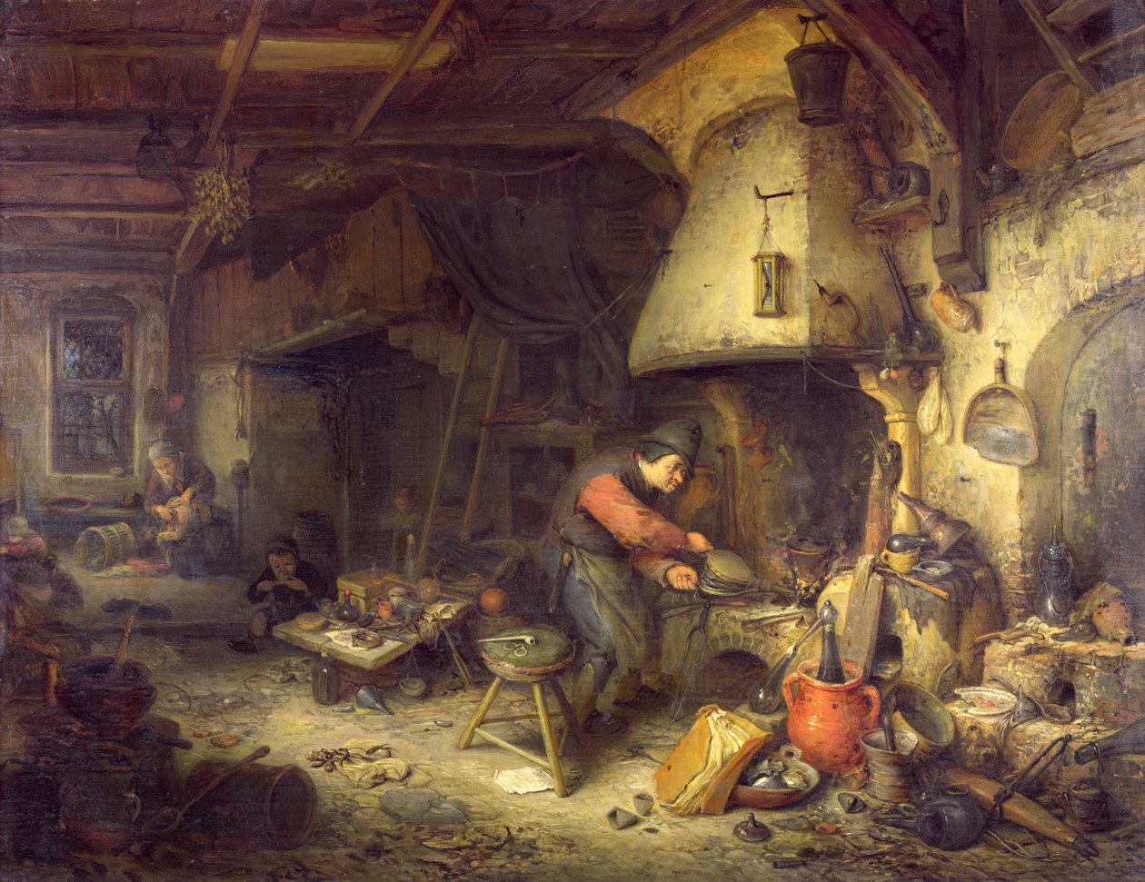 Un alchimiste, 1611 - Adriaen Jansz. van Ostade