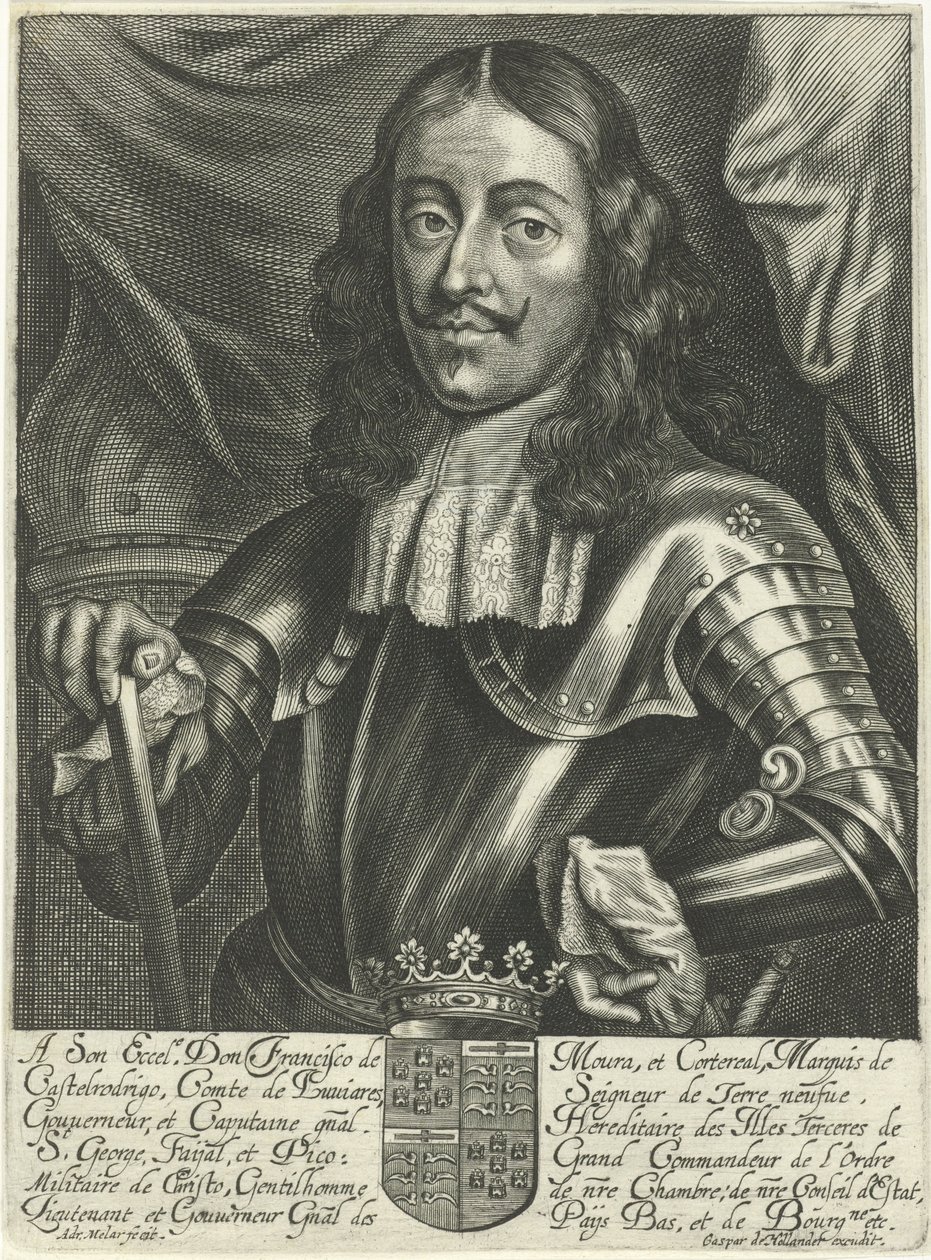 Portrait de Francisco de Castel Rodrigo - Adriaen Millaert